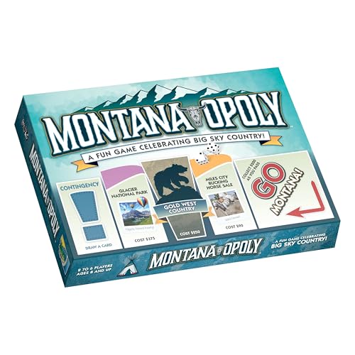 Montana-Opoly juego de mesa estrategia 2-6 jugadores miniatura 1