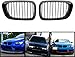 1999–2002 E46 2-Türer Coupe Cabriolet vor Facelift glänzend schwarz Nieren Kühlergrill 1 Paar