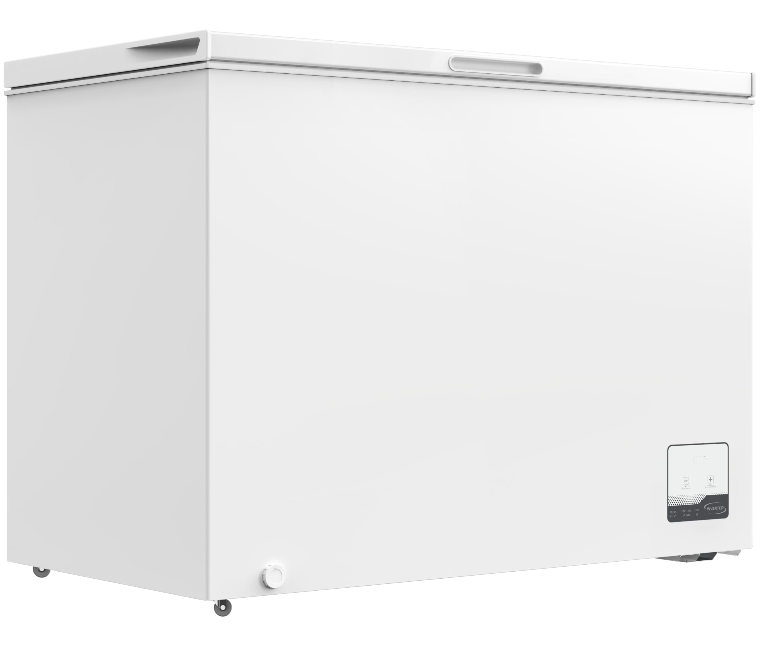 SCHOEPF GT300SD Gefriertruhe 299 L Weiß 83,5 x 112,5 x 61 cm Energieklasse D LED-Beleuchtung Schnellgefrieren 39 dB 4-Sterne-Kennzeichnung Freistehend