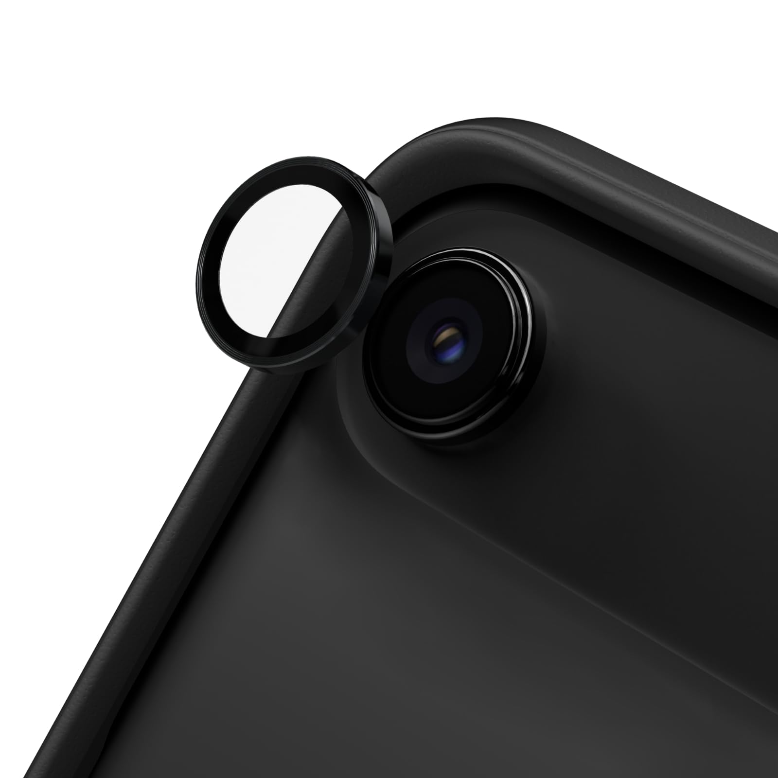 Camera Lens Protectors Compatible with iPhone Air | 9H Tempered Glass Protector - Impact and Scratch Resistance, High Transparency, Explosion-Proof Protection - Black