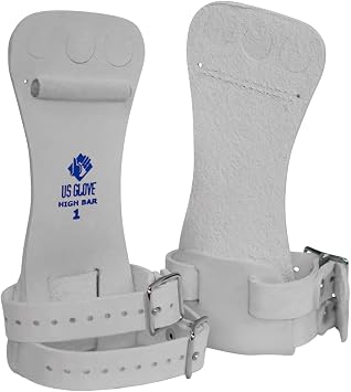 DGS US Glove Relentless RKO Double Buckle High Bar Grips, White