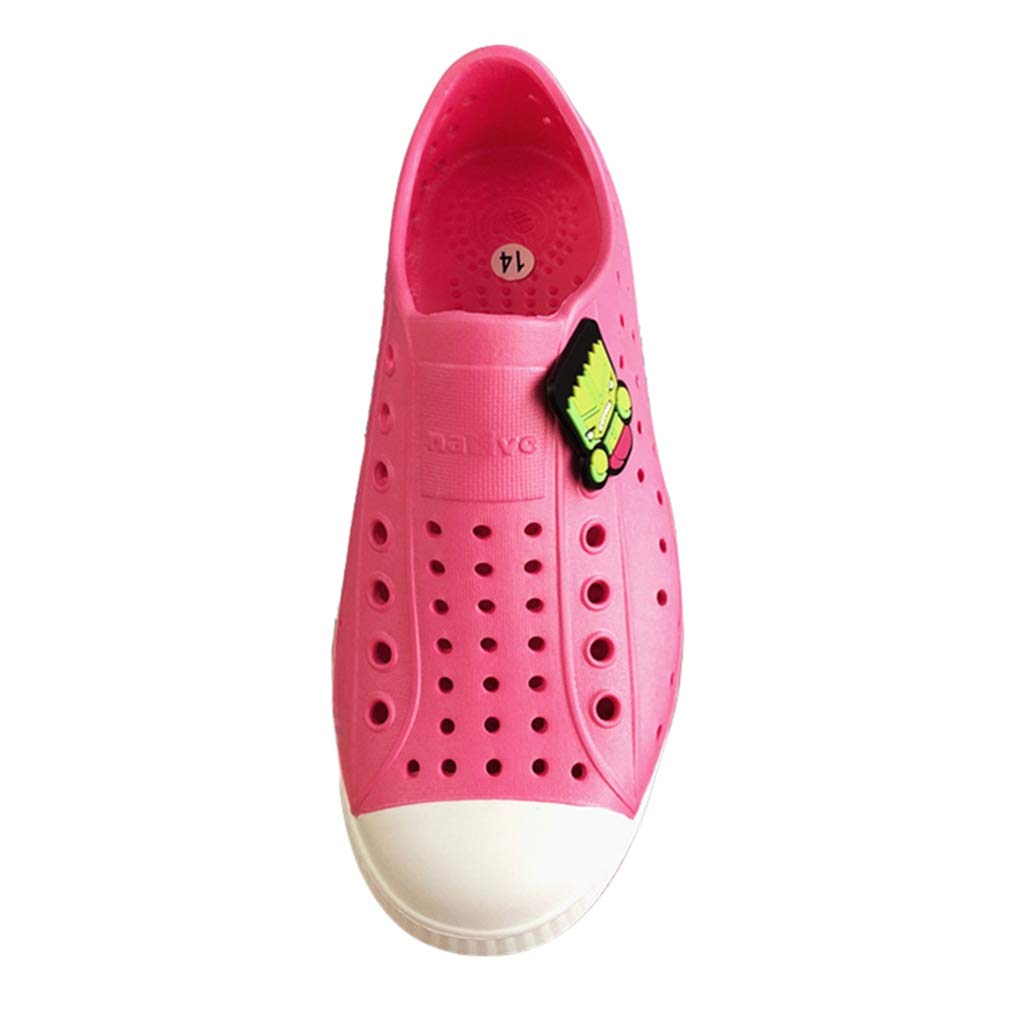 BaijiayeChild Sport Water Shoes Garden Outdoor Shoes Casual Sandals Summer Beach Shoes Lightweight Walking Sandals for Children Unisex Pink 39