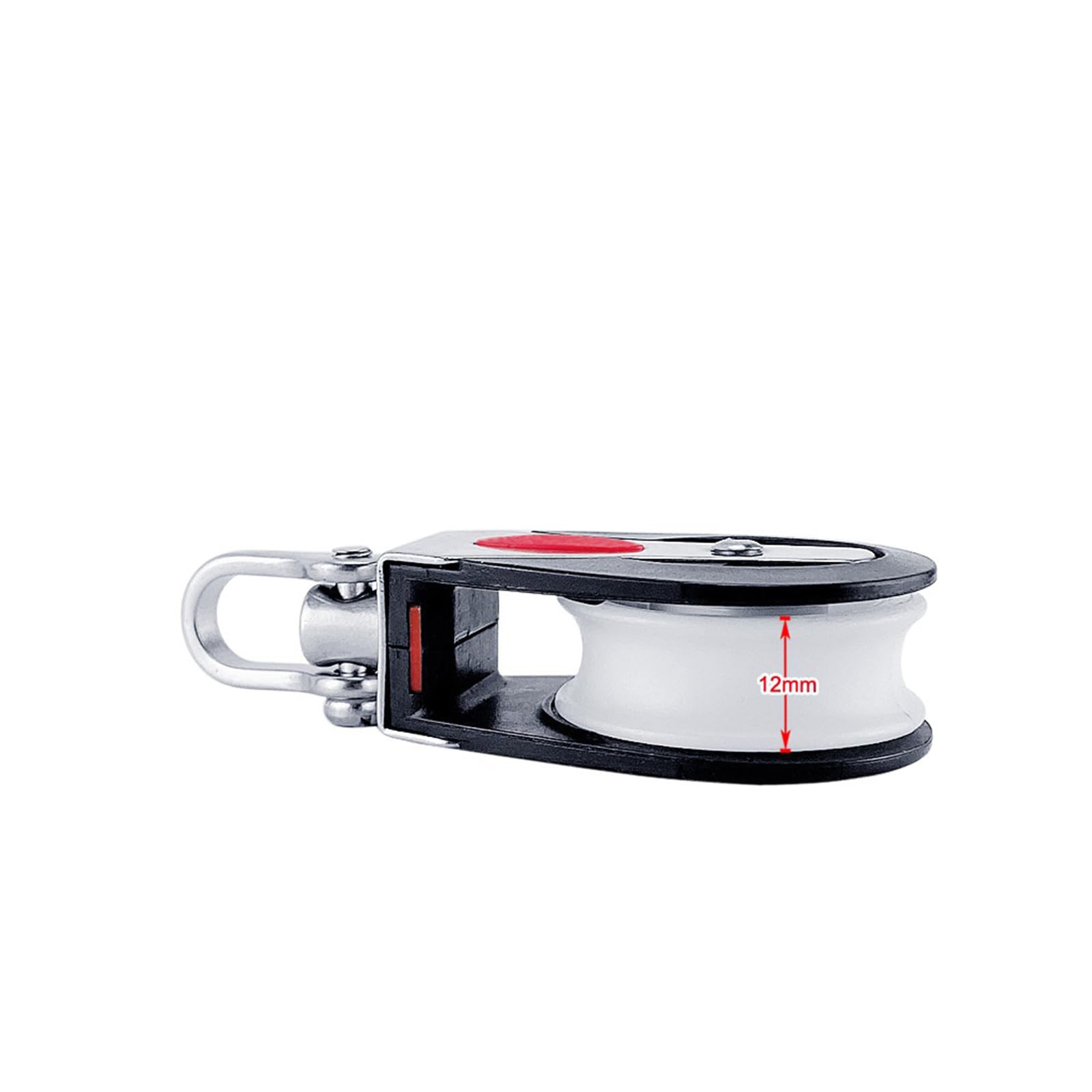 Paire de poulies de valves - Aluminium taillé masse anodisé ROUGE