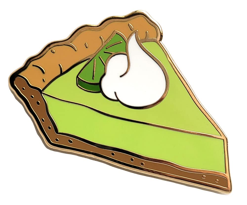 Pinsanity Key Lime Pie Enamel Lapel Pin