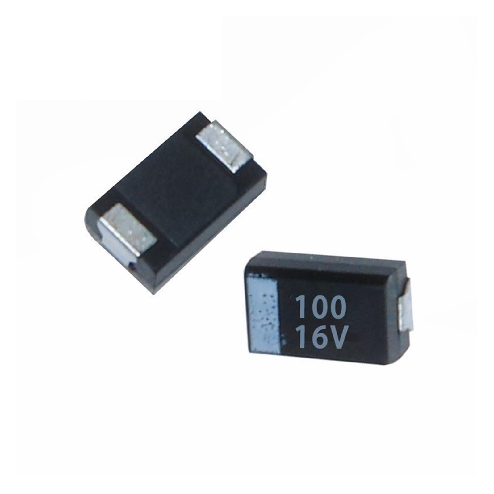 ICXLPMC 100PCS 3528 16V 100UF 107C B Type SMD tantalum capacitor
