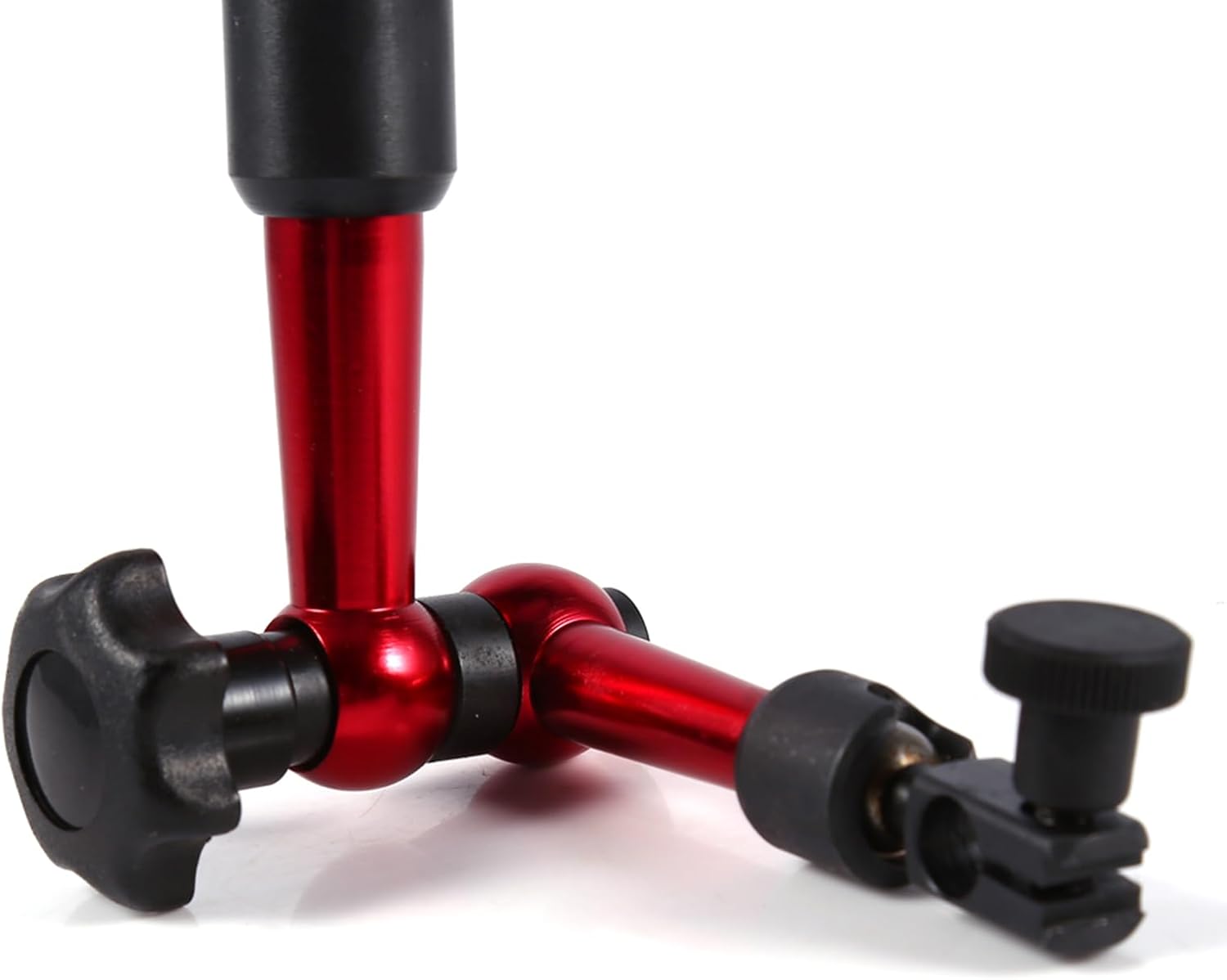 Magnetic Base Stand, Metal Magnetic Holder with Switchable Permanent Magnet for Dial Indicator and Lever Dial Indicator, 3 Adjustable Joints, On Off Switch