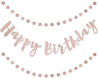 Best Rose Gold Birthday Banner Of 2020 Top Rated Reviewed