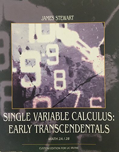 ACP CALCULUS UCI: MATH 2A/2B 1305756088 Book Cover