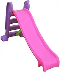 ESCORREGADOR MEDIO 3 DEGRAUS ROSA COM LILAS.