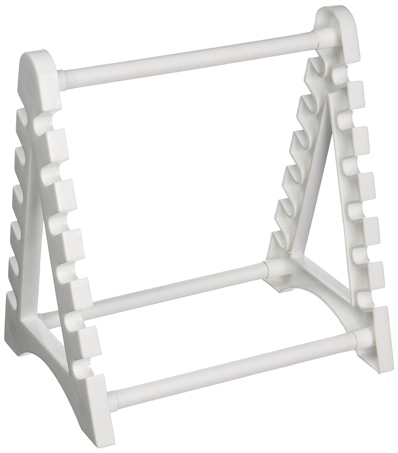 WKM Pipette Stand Horizontal for 12 Pipettes (White, Pack of 1)
