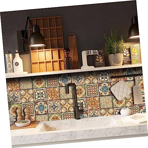 Housoutil 3 Pecas filme de mesa adesivo de azulejo adesivos adesivo à prova d'água decalques de mes