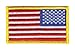 6 Pack Hero's Pride Tactical American Flag Patches - 3-3/8