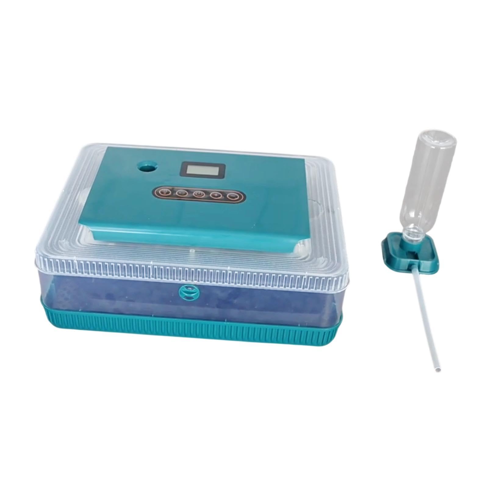 Gralara Incubatrice per Uova con Controllo della Temperatura, contatore dei Giorni di incubazione con Bottiglia d'Acqua Esterna, Macchina per la schiusa