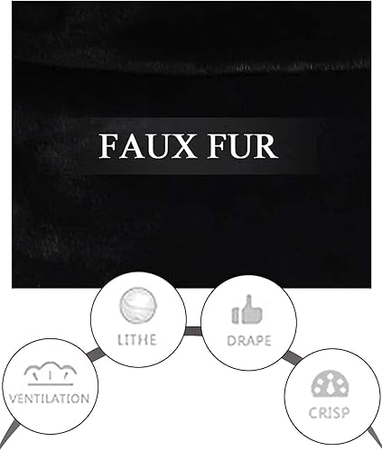 Miniatura 4 de Aukmla Chal de piel sintética para novia y damas de honor