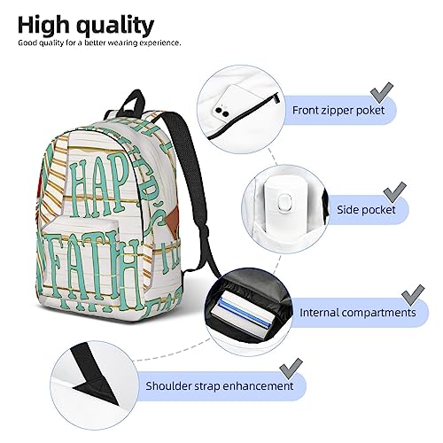 Sac à dos ordinateur portable avec compartiment renforcé et imprimé graphique