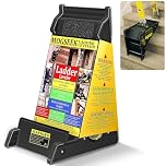 Mogseek Ladder Stabilizer & Leveling Tool, Black, Triangle Design, Polypropylene, 500 lbs Capacity, Ladder Accessory