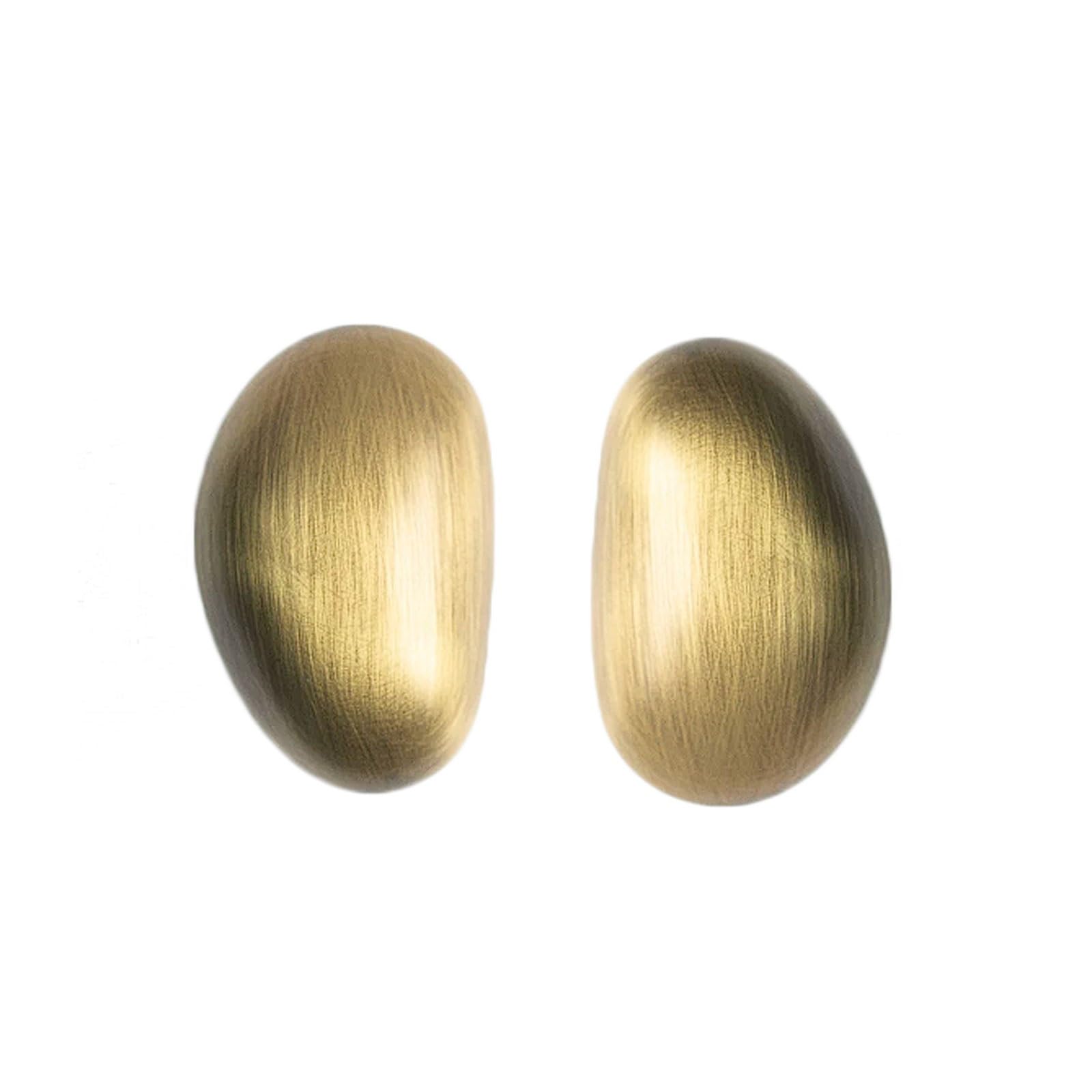 Chenhoju One Color Antique Bronze Pebble-Shaped Cabinet Knobs Vintage Irregular Design, Brushed Brass Finish For Drawers And Wardrobes Cabinet Pulls(37Mm)