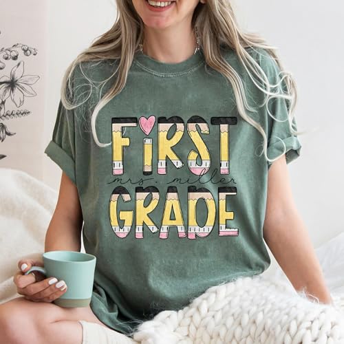 Embroidered Teacher Quarter Zip Sweatshirt – Gifts for Teacher, Custom Quarter Zip Pullover for Women Men3