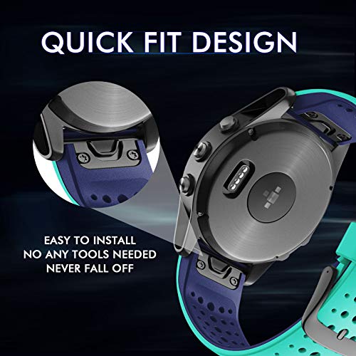 Image of NotoCity Fenix 6 /Fenix 6 Pro 22mm Width Band for Garmin Fenix 6 /Fenix 5 /Fenix 5 Plus /Fenix 6 /Fenix 6 Pro /Fenix 7 /Forerunner 935 /Forerunner 945 /Approach S60 /Quatix 5