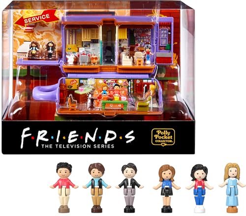 Zestaw Polly Pocket, Friends Compact z 6 lalkami i 9 akcesoriami HKV74