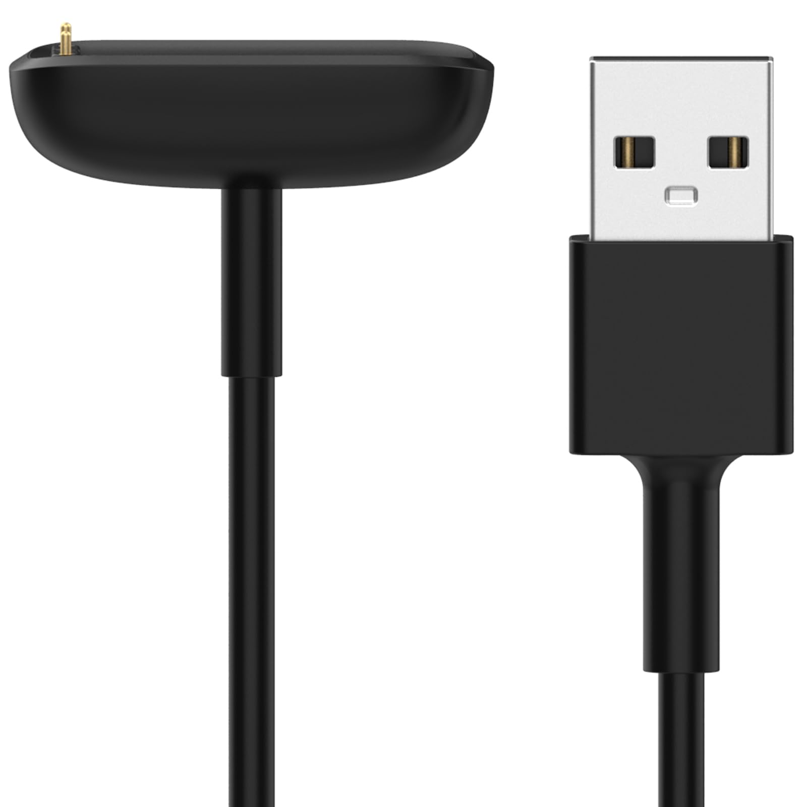 QHBAMD Charger Compatible for Fitbit Charge 6/Charge 5/Luxe, Replacement Magnetic USB-A Charging Smartwatch Cable 3.3ft/1M