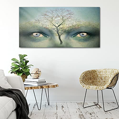 Tableau Acrylique 100x50cm Anti-Reflets Human Eye Solution Murs Vides Salon Moderne - 4