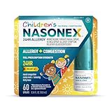 Nasonex Children's 24HR Allergy Nasal Spray, Non-Drowsy, Scent-Free Mist, Allergy Symptoms + Nasal Congestion, Full Prescription Strength, 60 Sprays