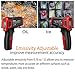Infrared Thermometer, ZOTO Color Screen Non Contact Digital Laser Thermometer Temperature Gun -58℉~1022℉ (-50℃ ~ 550℃) with Adjustable Emissivity and Max Measure for Kitchen Cooking BBQ Automotive
