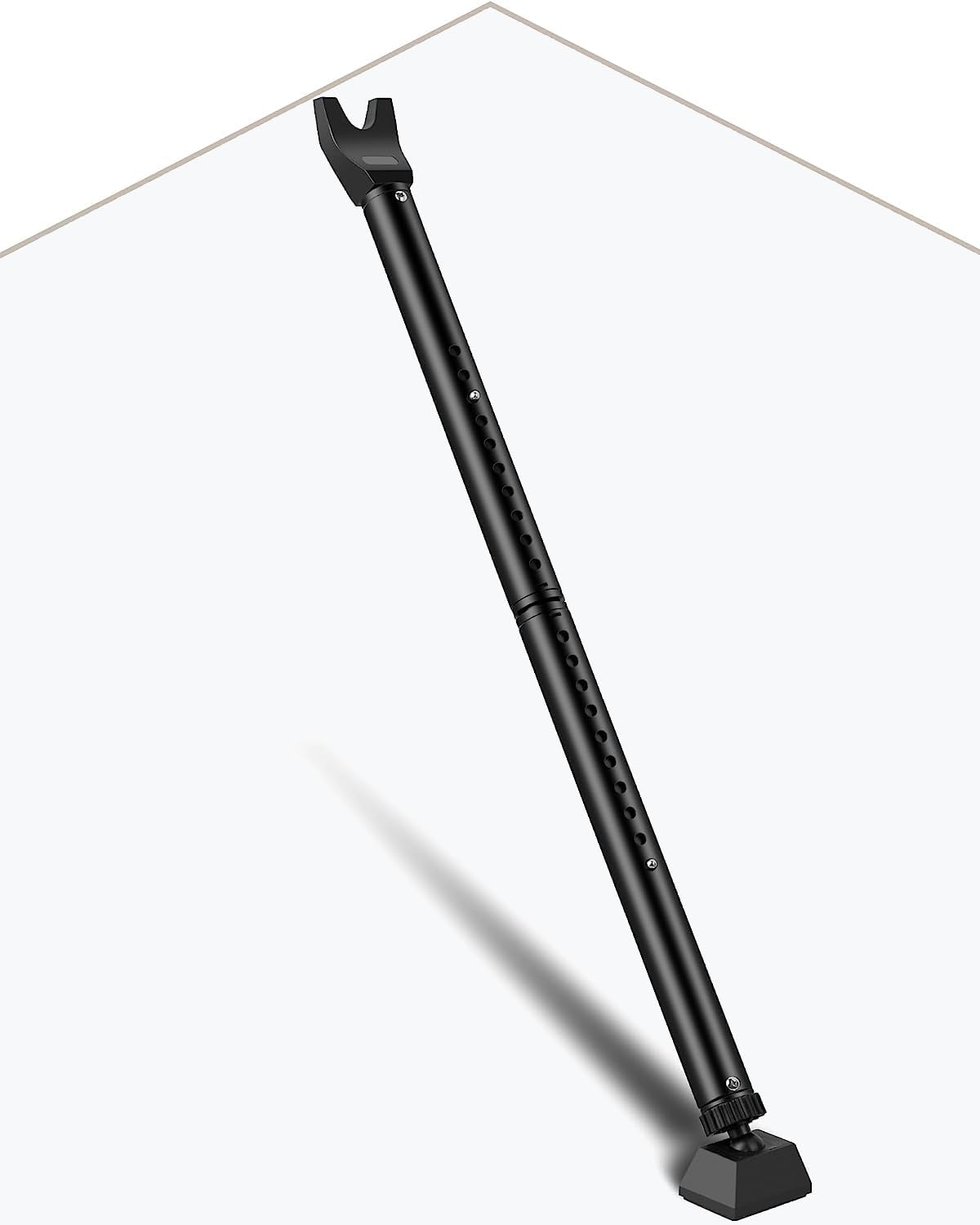 HOMGEN 113cm Adjustable Door Security Bar Durable Security Bar Door