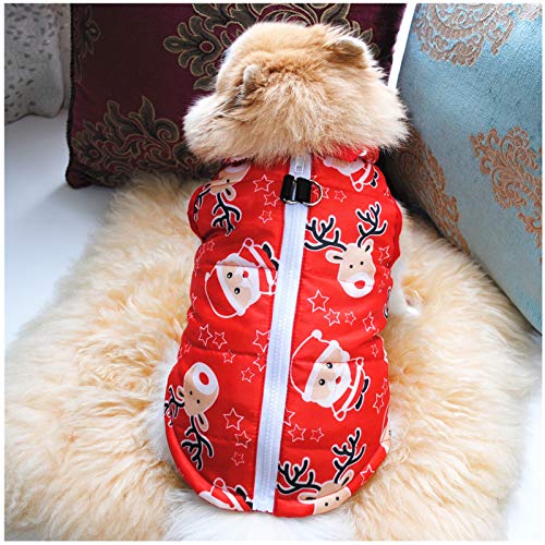 Disfraz para perro 2 piezas Navidad Snowman talla S miniatura 3