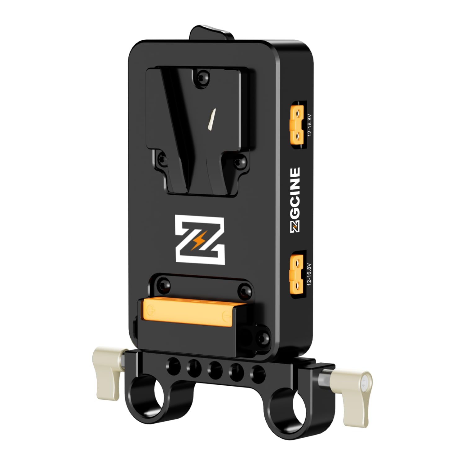 ZGCINE VM-VP3 płyta akumulatora z mocowaniem V z USB-C PD, wyjście D-tap i BPU | kompaktowy uchwyt na akumulator V-Mount do lustrzanek cyfrowych, bezlusterkowych i kamer cine