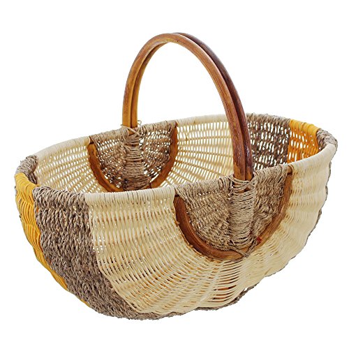 Einkaufskorb 'Orange/Natur'