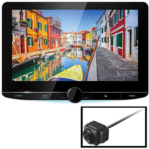 Kenwood DNR1007XR eXcelon Reference 10.1" Navigation Digital Multimedia Receiver | Car Stereo Receiver | Plus CMOS-740HD High Definition Back Up Camera