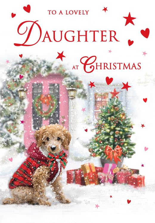 Christmas Card To a Lovely Daughter - 9 x 6 inches - Regal Publishing