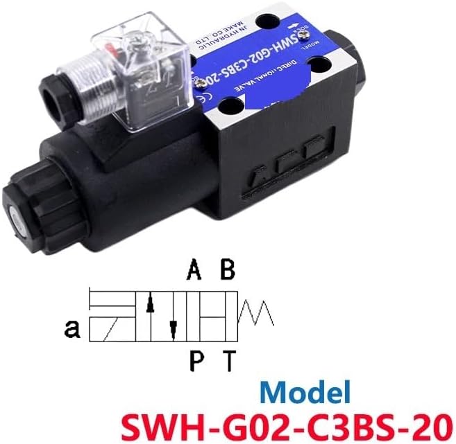 SWH-G02-B2-D24-20 Solenoid Operated Directional Hydraulic Control Valve SWH-G02-B3/C2B/C3B/C4B/C6B/C8B/B2S-R220/AC110/DC12-10/20(SWH-G02-C3BS-20,AC220V)