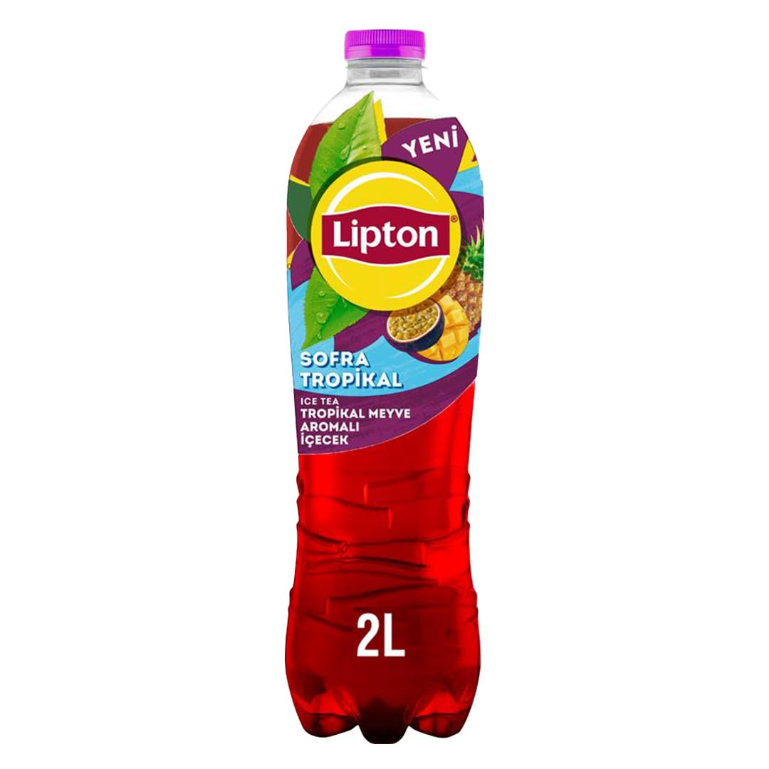 Lipton Ice Tea Tropikal Meyve Aromalı Soğuk Çay, Pet, 2 Litre