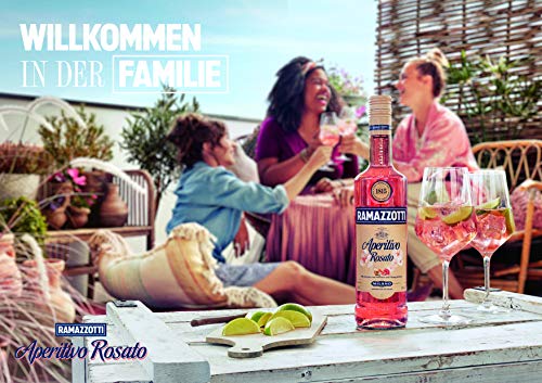 Ramazzotti Aperitivo Rosato – Der italienische Aperitif mit fruchtig-frischer Note – Ideal für Longdrinks oder Cocktails… - Image 3