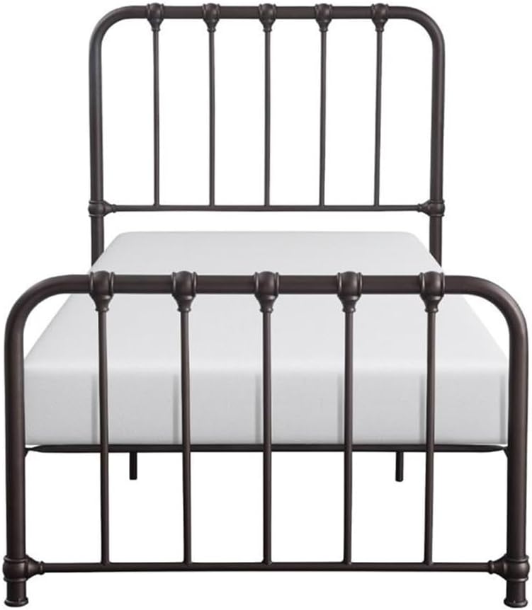 Lexicon Leongatha Metal Bed, Twin, Dark Bronze