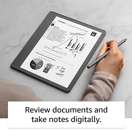 Kindle Scribe | The first Kindle for reading and writing. Features a 10.2-inch, 300 ppi Paperwhite display and includes Premium Pen | 64 GB