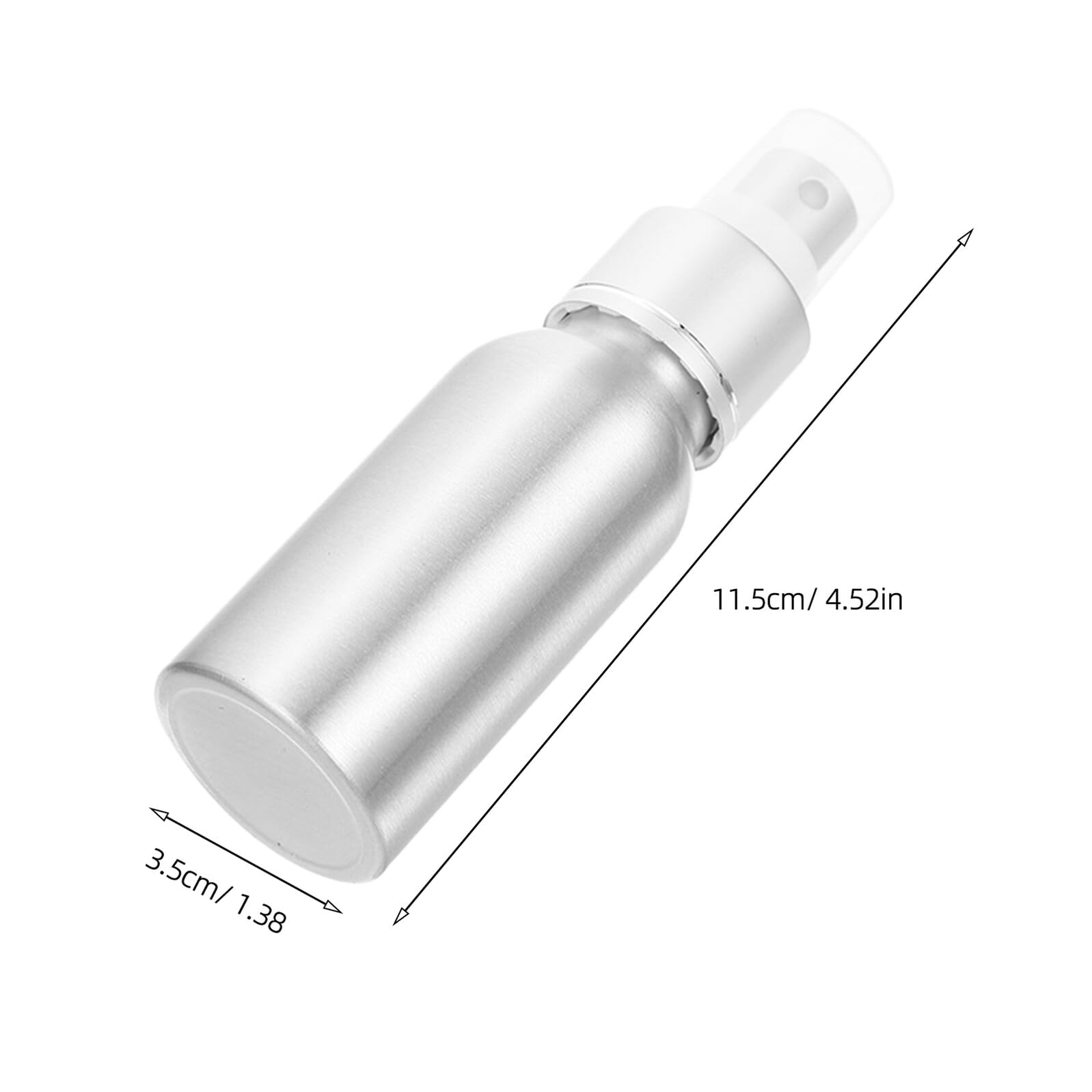 2 Stück Tragbare Cocktail Sprühflaschen aus Aluminium und Pp 50ml für Hausbar und Reisen Wiederbefüllbar mit Praktischem Spray Design