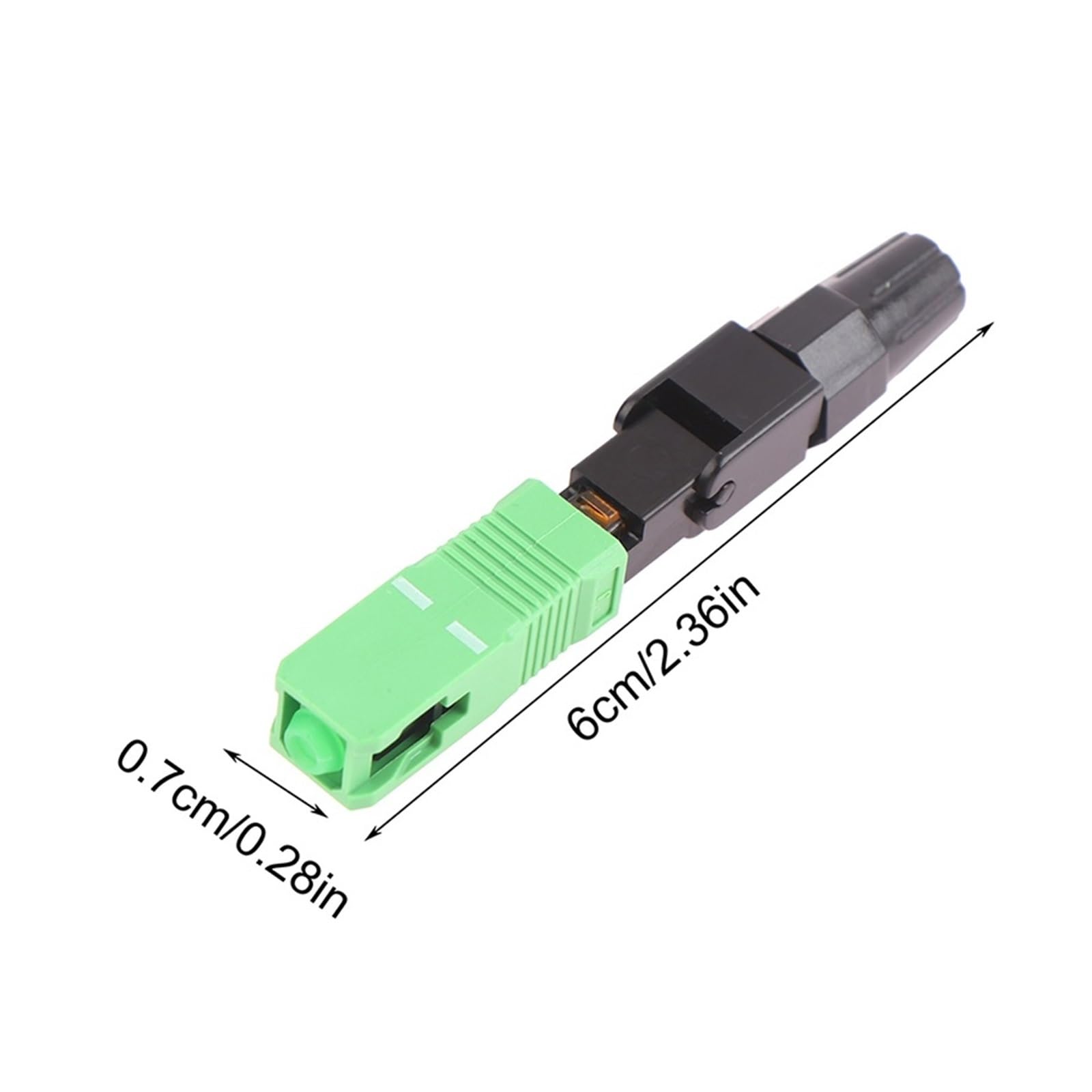 Épisseur de Fibre Optique SC 5Pcs FTTH APC Monomode UPC Fibre Optique Rapide Outil d'Assemblage sur Le Terrain(Gzk880 4 Circuits)