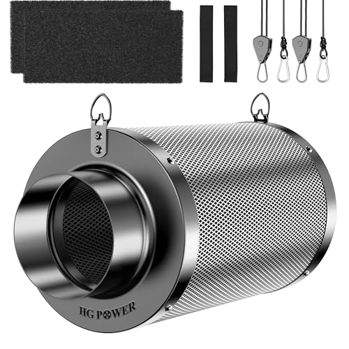 HG Power Aktivkohlefilter 100mm, Länge 250mm – 38mm Premium...