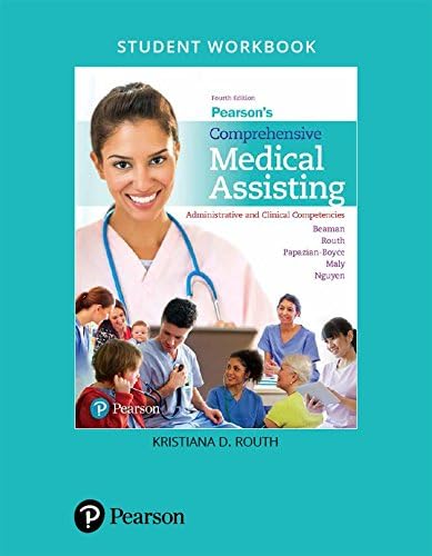 Student Workbook for Pearson's Comprehensive Medical Assisting: Administrative and Clinical Competencies (2-downloads)
