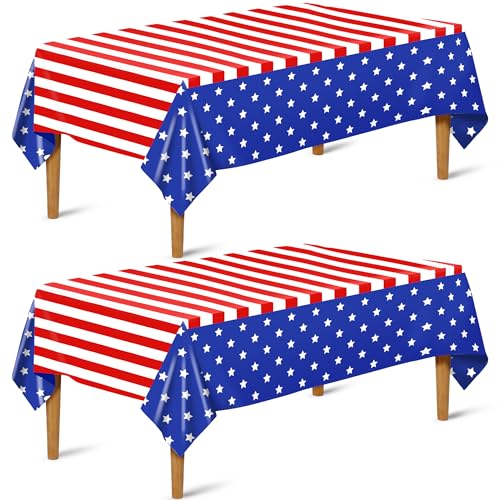 KatchOn, Plastic 4th of July Tablecloth - 108