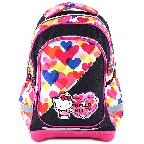Dimensione: 43 x 32 x 18 cm Hello Kitty Kitty - 17448 Cartable SUPERLIGHT HEARTS Cartella, 43 cm, 24 liters, Multicolore