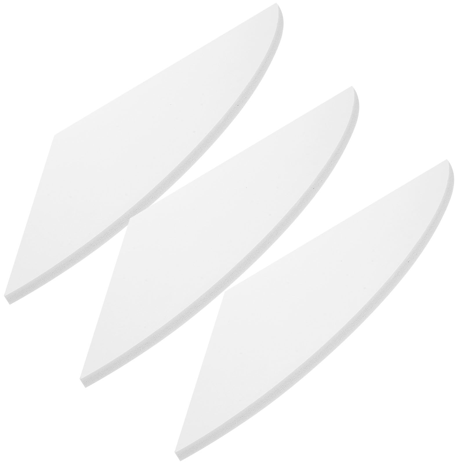 Estante de almacenamiento de esquina BESPORTBLE triangular de madera clara, 3 piezas
