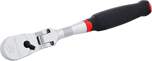 CRAFTSMAN Trinquete Serie V, accionamiento de 12 pulgada, 96 dientes, cabeza flexible XL agarre cómodo (CMMT86336V)