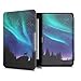 kwmobile Etui kompatybilne z Amazon Kindle Paperwhite (10. Gen - 2018) - sztuczna skóra pokrowiec ochronny eReader - światło polarne jeleń turkusowy niebieski czarny