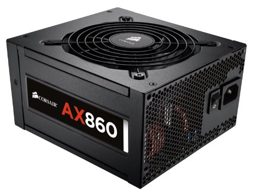 Image of CORSAIR AX Series, AX860, 860 Watt, 80+ Platinum Certified, Fully Modular Power Supply