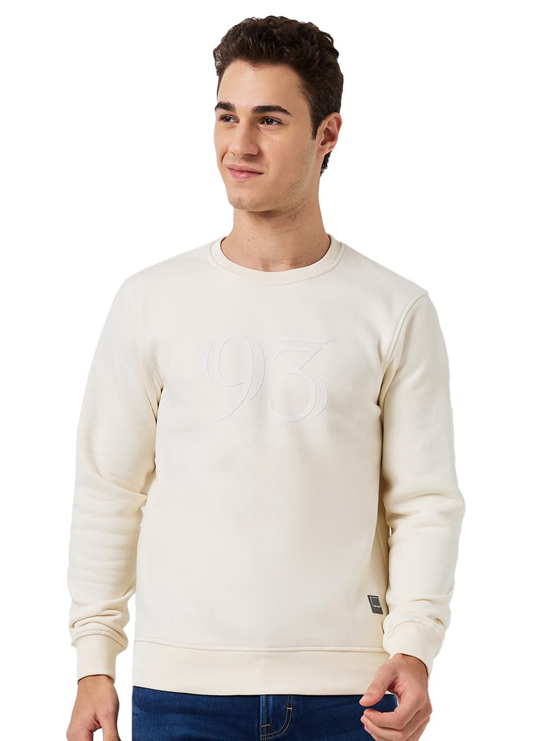 colorplus Men Regular Fit Solid Pattern Cotton Polyester Blend Full Sleeve Henley Neck Casual Sweatshirt-picture-23